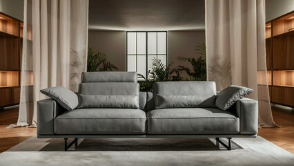 Fototapeta premium modern living room with sofa