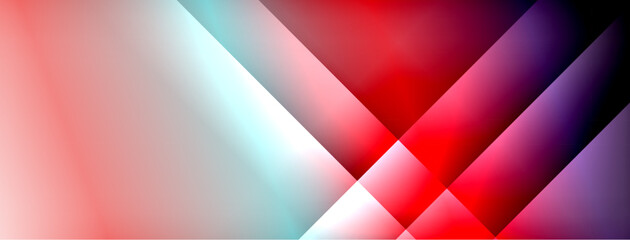 Fototapeta premium Colorful gradient with lines made of shadow and light. Creative background