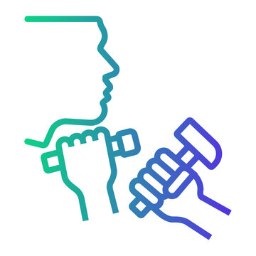 recommend clip art: sculpting Line Gradient Icon