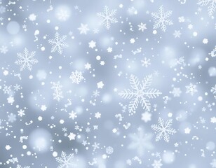 christmas background with snowflakes