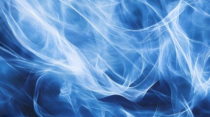 Fototapeta premium Abstract Blue And White Swirling Light Energy Design