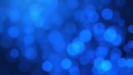 Enchanting Blue Bokeh Lights Background for Modern Web Design, Social Media, and Digital Art