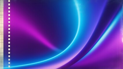 Fototapeta premium Abstract Film Negative With Blue And Purple Gradient