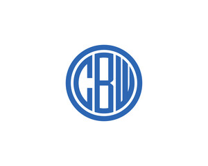 CBW logo design vector template. CBW