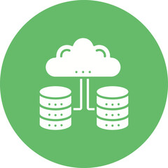 Cloud Database Icon