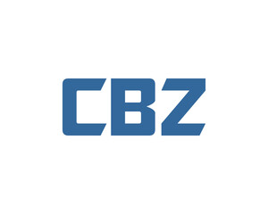 CBZ logo design vector template. CBZ