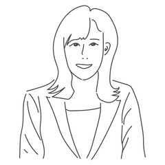 女性　人物　仕事　ビジネス　アイコン