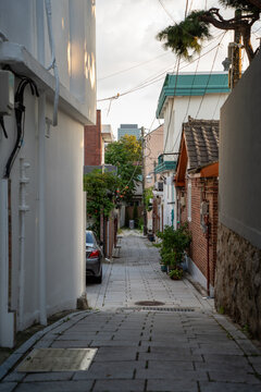Quiet street in Seoul