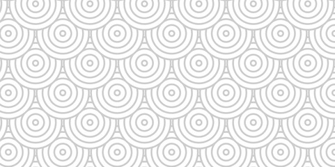 Vector white and gray overlapping and fabric pattern with waves geometric retro white background. seamless overlap stripe geomatics create retro line pattern background	
