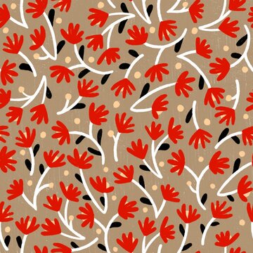 Dainty daisy -red