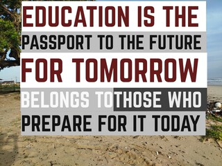 Fototapeta premium Educational concept with background and words