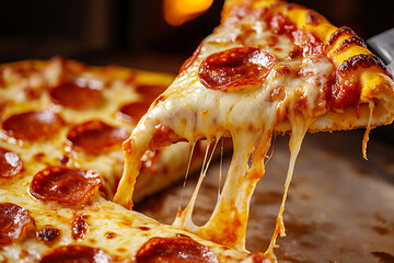 Cheesy Pepperoni Pizza with Crispy Crust