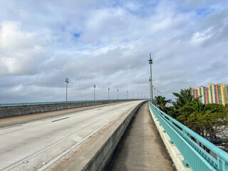 Fototapeta premium Blue Heron Bridge, Riviera Beach, Florida