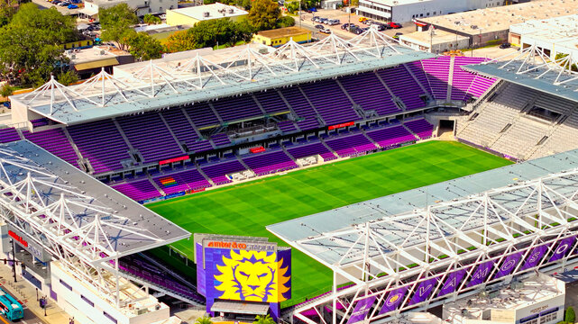 Orlando City Stadium Inter and Co Stadium aerial view - ORLANDO, USA - OCTOBER 29, 2024