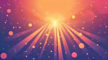 A vivid portrayal of empowering strength and confidence through dynamic imagery and bold colors.