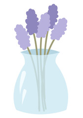 lavender in vase