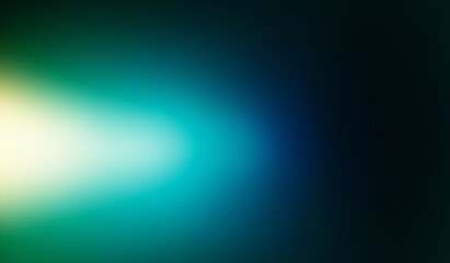 Fototapeta premium Abstract gradient background with dark teal bright turquoise smooth transition minimal design digital art