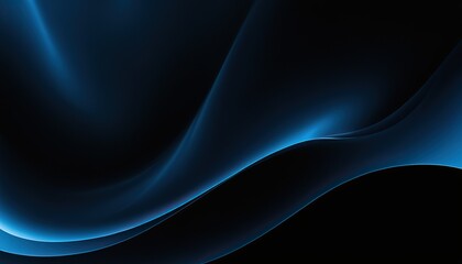 Dark blue wave abstract smooth dynamic background