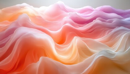Fototapeta premium Beige Warm Peach Abstract Composition Background with Soft Lighting and Leaf Shadows for Beauty Product Presentation and Autumn Sale