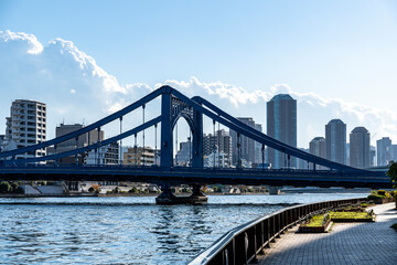 Obraz premium 東京隅田川の風景