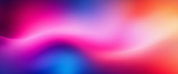 Vibrant Abstract Gradient Background with Pink Purple Blue Orange Flowing Blended Texture Effect