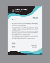 Corporate Modern Business letterhead template bundle featuring minimal abstract designs clean layouts professional branding and print-ready business document styles