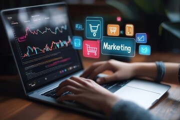 Digital Marketing Strategy for E-Business Online Commerce with AI Technology and Digital Channels