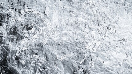 Obraz premium Abstract representation of flowing water with a monochromatic texture.
