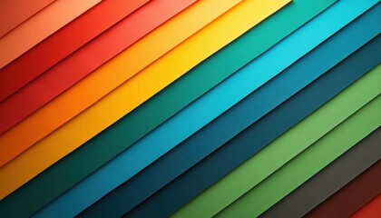 Obraz premium Vivid Stripes