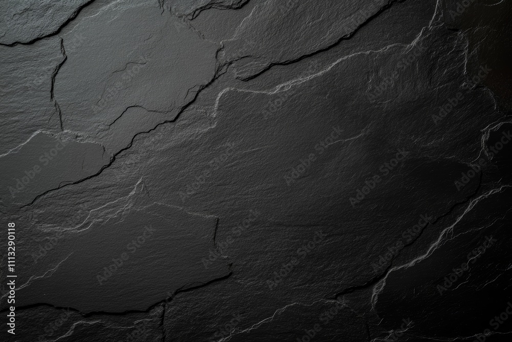 Poster black slate texture background dark grey stone surface abstract minimalist