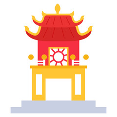 Pagoda Illustration