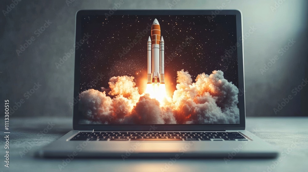 Aufkleber Startup Business Technology Adoption for Scaling Operations and Enhancing Productivity