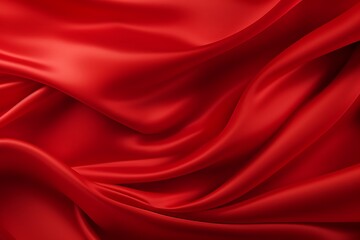 Obraz premium Red cloth background. Red fabric texture