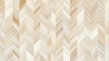 Fototapeta premium A patterned surface featuring light-colored wood in a herringbone design.