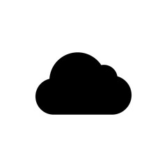 Cloud icon vector. cloud sign and symbol