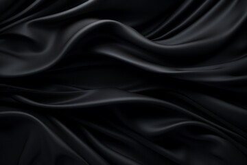 Fototapeta premium Abstract black background with cloth texture