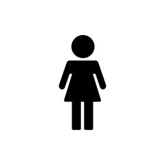 Female icon vector. woman sign and symbol