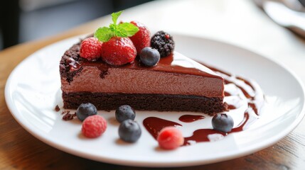 A cozy cafe offering calorie-conscious desserts made with sustainable fats and fresh ingredients