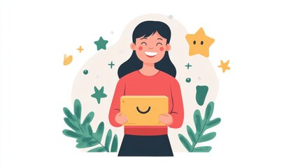 A customer expressing satisfaction after receiving quality products from a dropshipping store