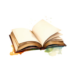 Fototapeta premium PNG open book isolated on white background