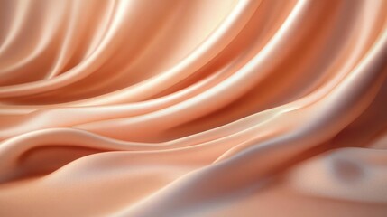 Luxury Silk Fabric Display Podium for Beauty and Cosmetic Products in Elegant Minimalist Presentation