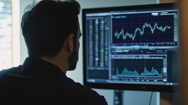 A financial consultant guiding clients through stock market strategies for consistent income