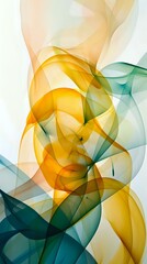 Obraz premium Abstract expressive artwork depicting vibrant emotions with dynamic shapes and energetic color patterns.