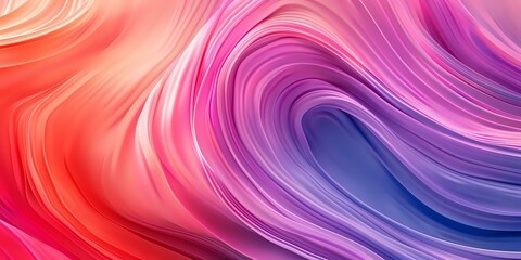 Fototapeta premium An expressive abstract swirl fusion, blending vibrant colors with dynamic movement to create an energetic flow.