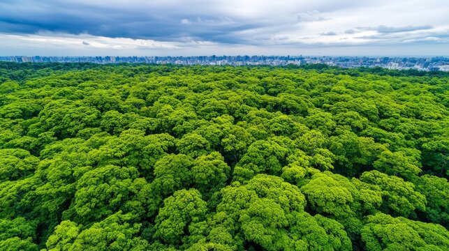 Transition from Rural Forest to Urban Environment
