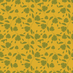 Vintage floral pattern. Cute flowers for design fabric, paper, wallpaper.