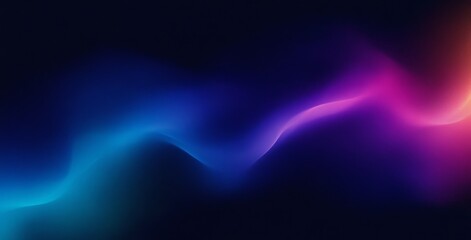 Colorful Smooth Gradient Abstract Background with Grainy Texture Darkness and Light Effects