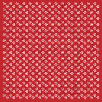 Flower shaped gift bows pattern. vector. 
