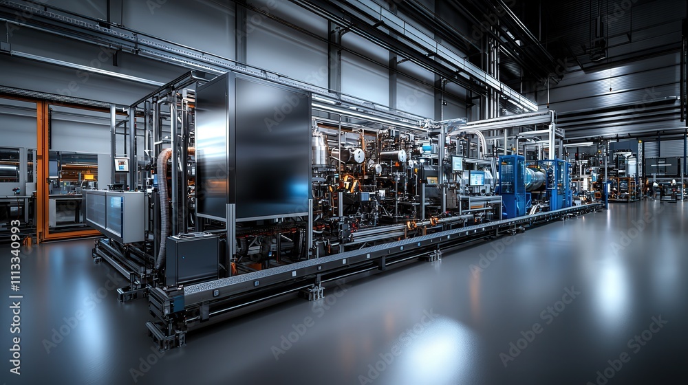 Poster Detailed analysis of internal supply chain operations for efficiency in modern factory environments