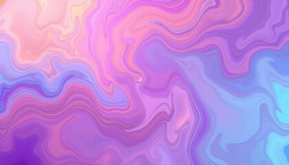 Obraz premium Abstract Pastel Swirls Liquid Marble Design